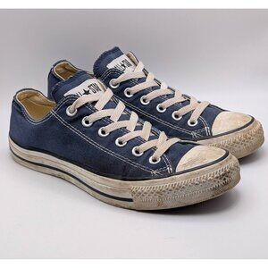 Converse All Star Sneakers Blue Size Men’s 6 Womens 8 Chucks Low Top CTAS Taylor